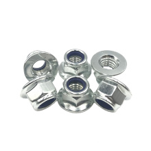 M10 M20 Stainless Steel Nylon Insert Hex Flange Lock Nut DIN6923